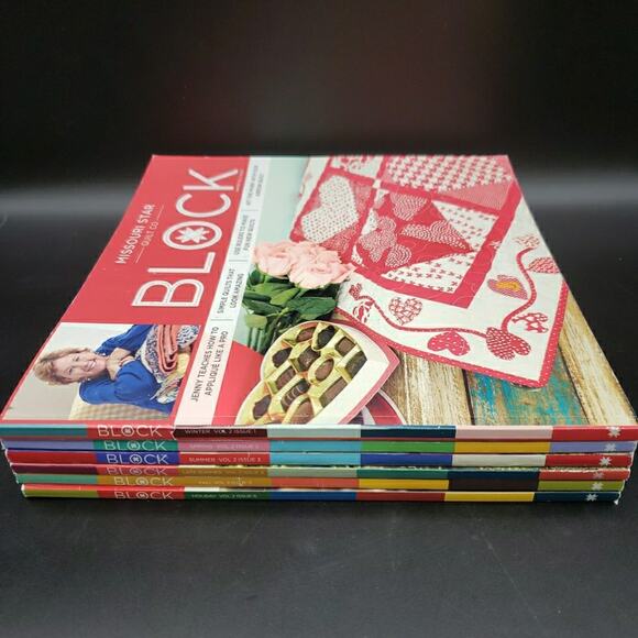 Missouri Star Quilt Co Block Magazine Volume 2 Issues 1–6 Complete Quilting Set - Picture 4 of 6